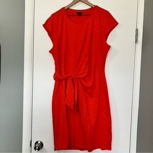 Talbots Cotton Orange Tshirt Dress Size XL